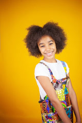 Children's Patchwork Dungarees - Continent Clothing