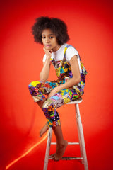 Children's Patchwork Dungarees - Continent Clothing