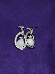 Clear Quartz Crystal Hoops - Continent Clothing