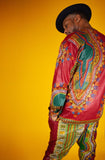 Dashiki Matching Outfit In Red - Continent Clothing