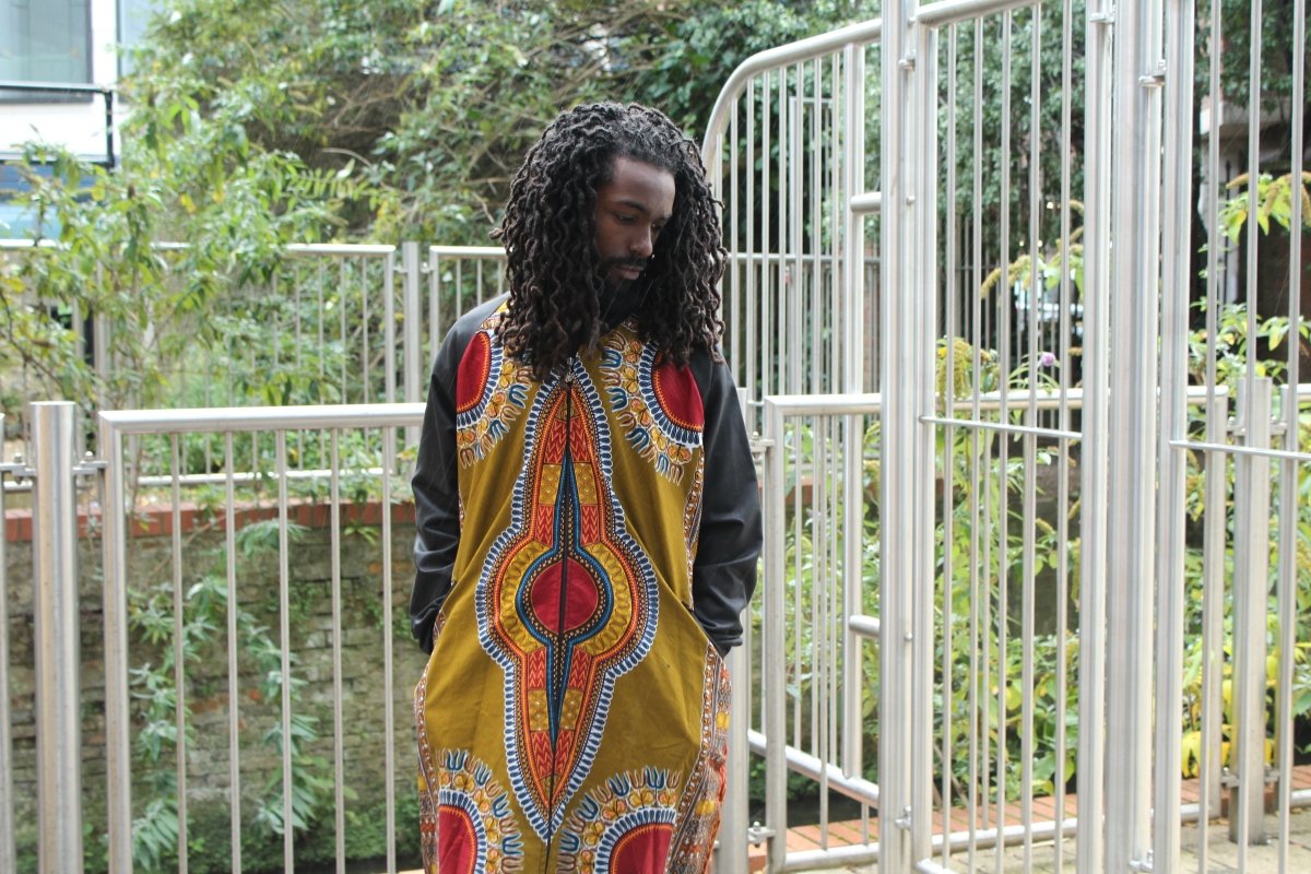 Dashiki Winter Trench Coat In Brown - Continent Clothing