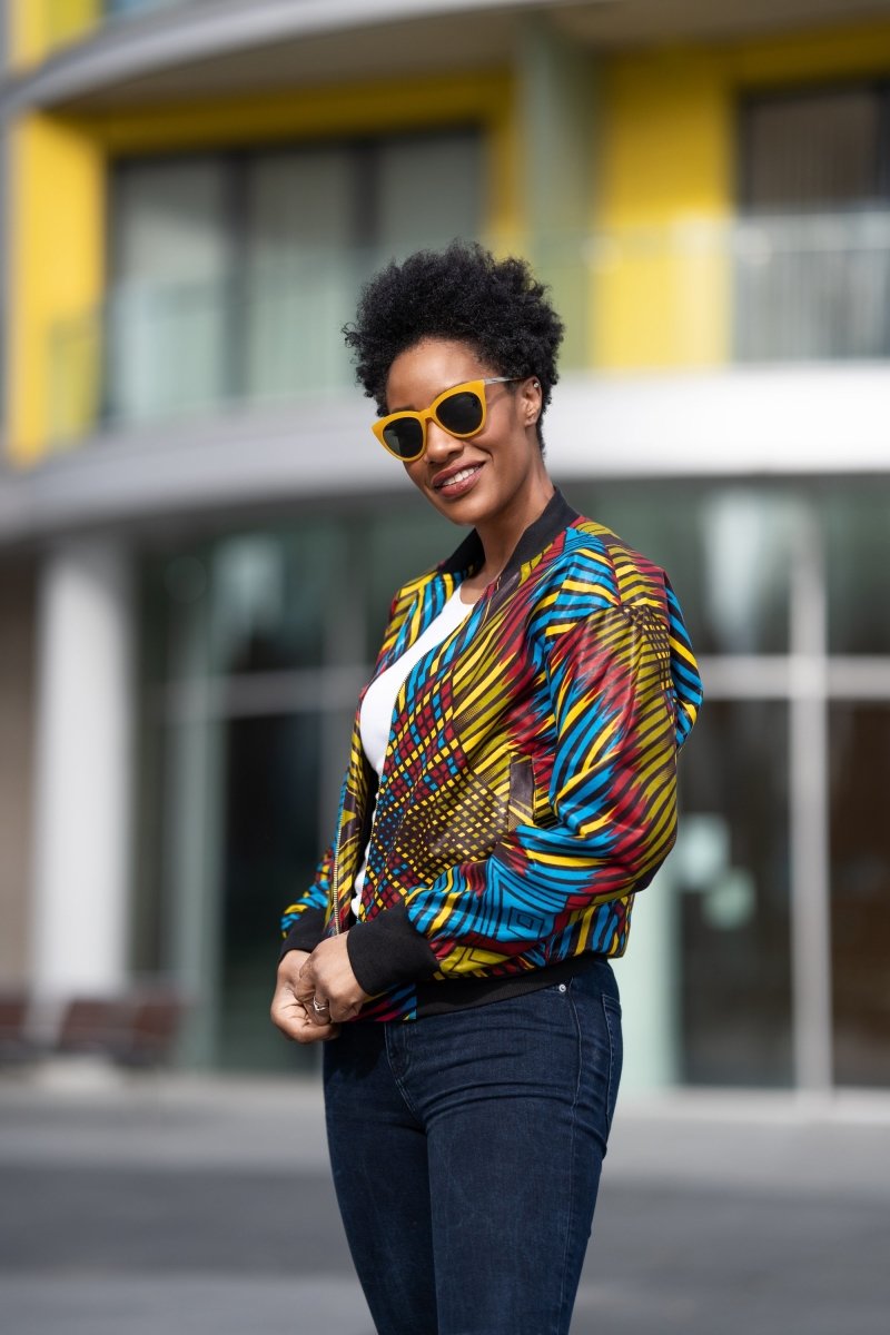 Festival Bomber Jacket In Red Wow - The Continent Clothing