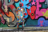 Festival Coat in Patchwork African Print - Continent Clothing