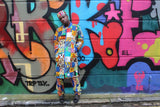 Festival Coat in Patchwork African Print - Continent Clothing