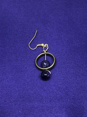 Gemstone Earrings With Obsidian - Continent Clothing 