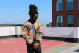 Gold Shiny Festival Jacket in African Print - Continent Clothing