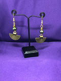 Gypsy Earrings in Brass - Continent Clothing 