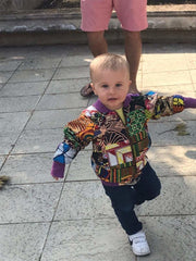 Handmade Childrens Patchwork Bomber Jacket - Continent Clothing