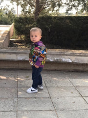 Handmade Childrens Patchwork Bomber Jacket - Continent Clothing