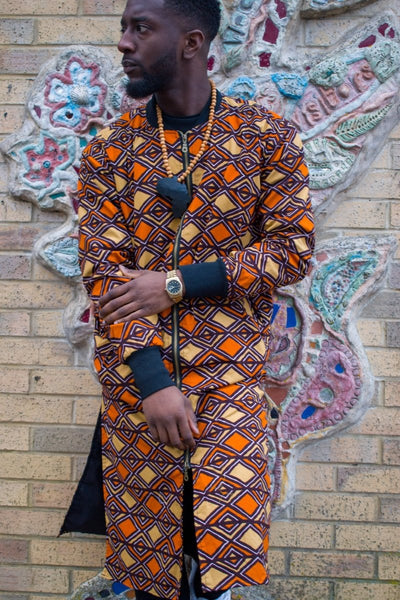 kente-trench-coat-in-orange-