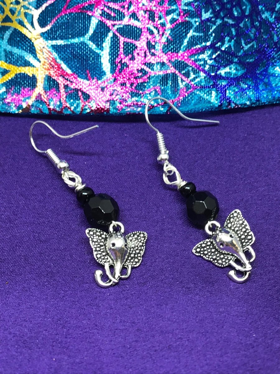 Lucky Elephant Earrings Elephant Charm - Continent Clothing 