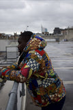 Patchwork African Puffer Jacket - African Winter Coat - Continent Clothing