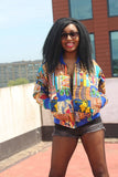 Patchwork Jacket in Ankara - Festival Jacket - Continent Clothing
