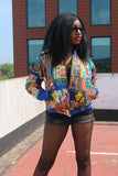 Patchwork Jacket in Ankara - Festival Jacket - Continent Clothing