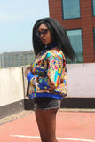 Patchwork Jacket in Ankara - Festival Jacket - Continent Clothing
