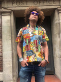 Patchwork Shirt - African Print Shirt - Continent Clothing