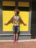 Patchwork Shirt - African Print Shirt - Continent Clothing
