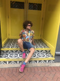 Patchwork Shirt - African Print Shirt - Continent Clothing