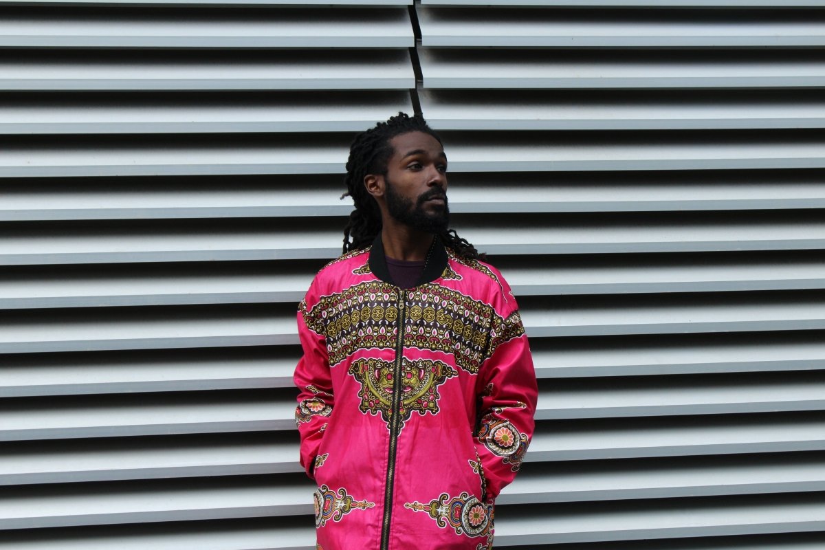 Vibrant Pink Dashiki Winter Trench Coat - Continent Clothing