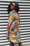 Women's African Shirt - Patchwork Shirt - Continent Clothing