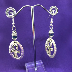 Handmade Crystal and Silver Earrings | The Continent Clothing 