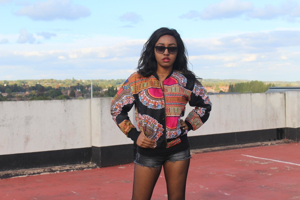 Dashiki bomber jacket hotsell