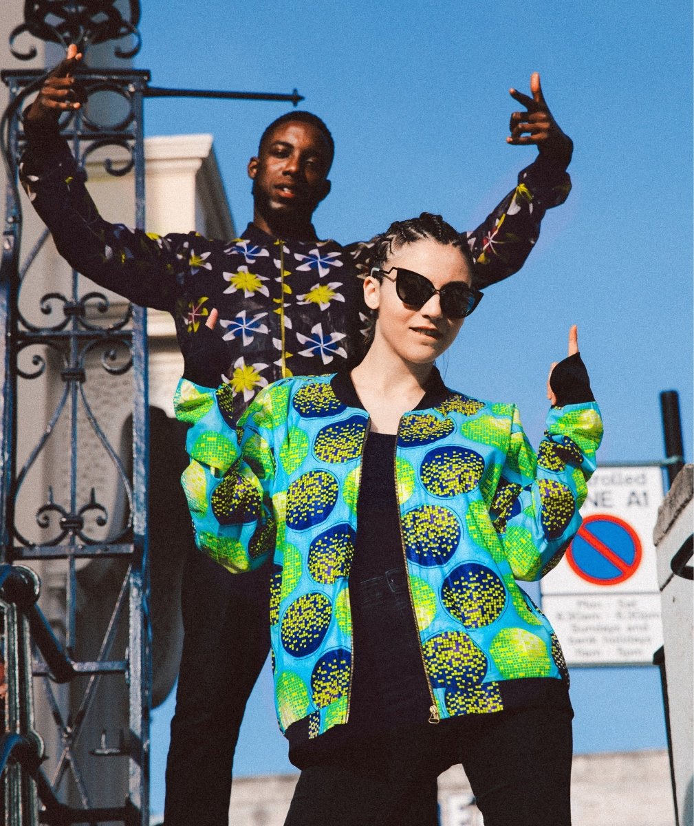 African Bomber Jacket in Ankara Print African Jacket Made In Africa The Continent Clothing