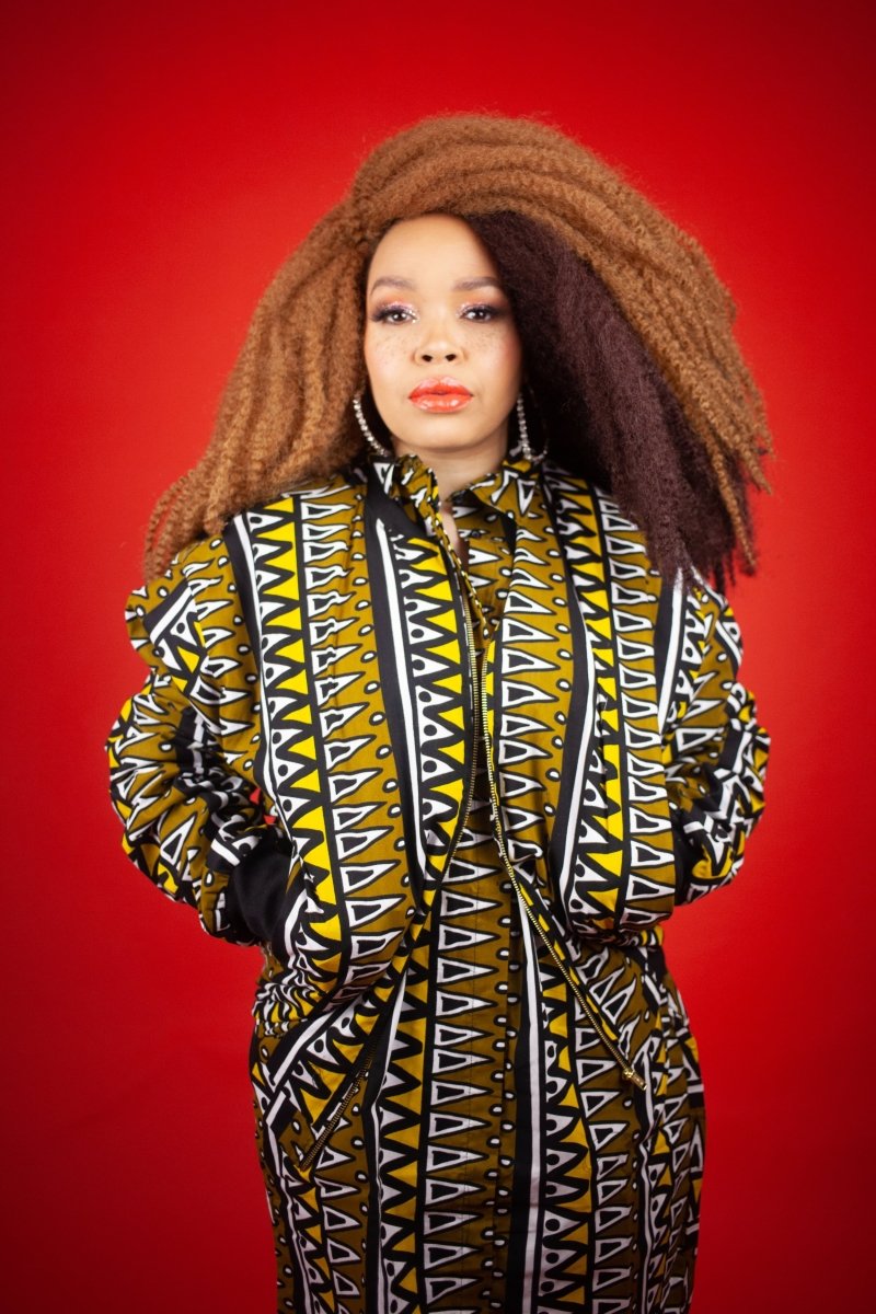 African Bomber Jacket In Mud Cloth - Continent Clothing 