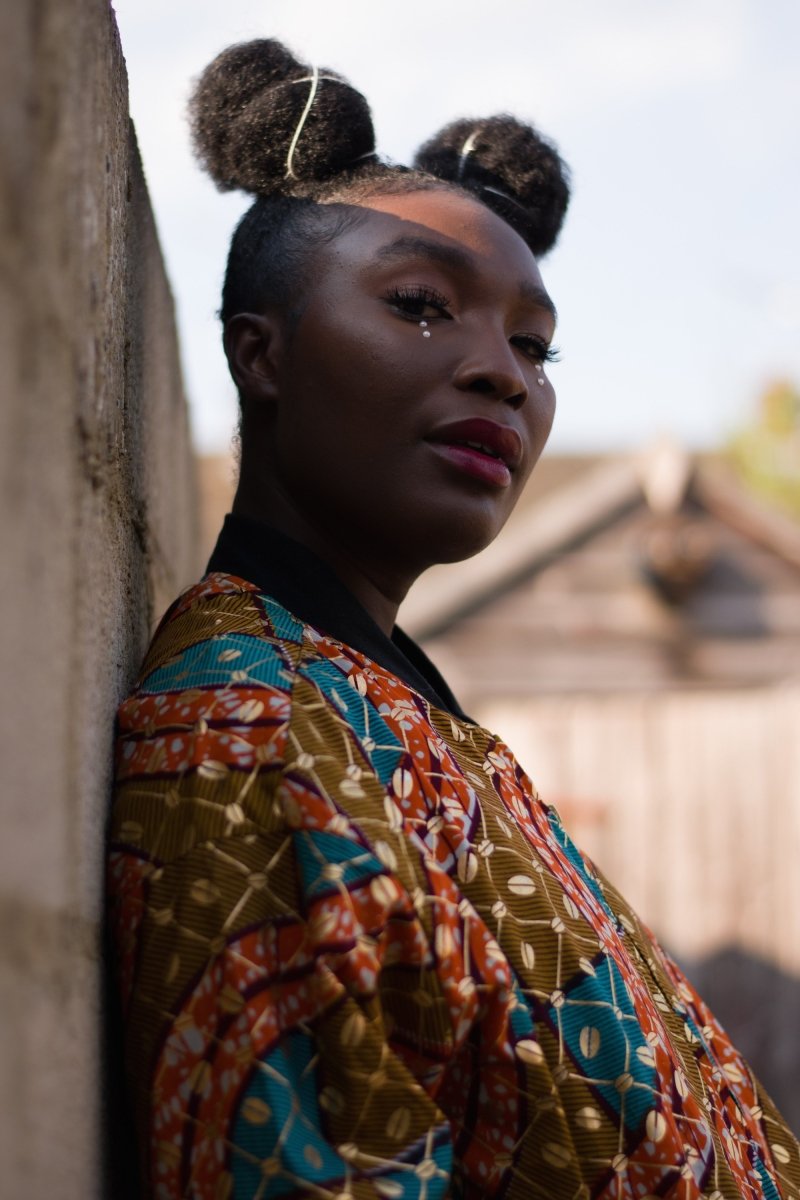 African Bomber Jacket in Orange Gold Ankara- Festival Clothing African Bomber Jacket in Orange Gold Ankara- Festival Clothing