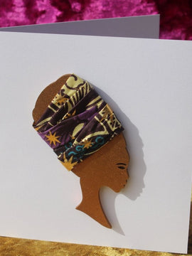 Afrikanische Karte Mit recyceltem Holz und Eco-Friendly Papier