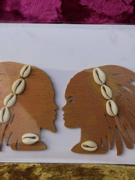 African Card Card Made with Recycled Wood and Eco Friendly Paper