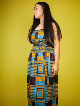 African Dress in Amazing Kente