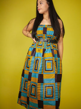 African Dress in Amazing Kente