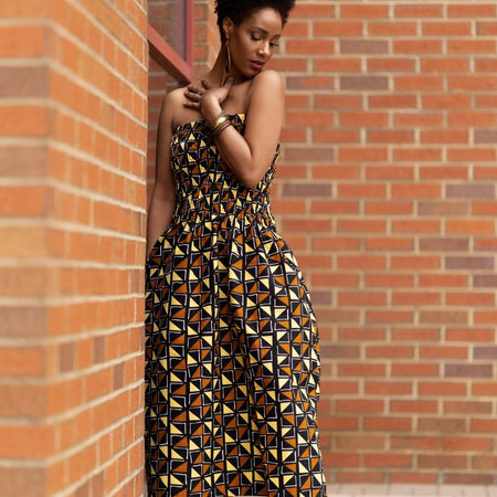 Abito africano in incredibile Kente