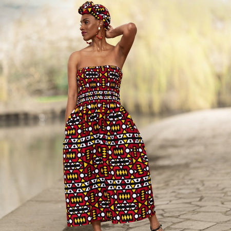 Abito africano in incredibile Kente