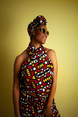 African Headwrap In Electric Red - The Continent Clothing