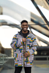 African Hoodie In Kente - The Continent Clothing
