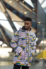 African Hoodie In Kente - The Continent Clothing