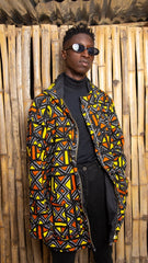 African Hoodie In Mud Cloth - The Continent Clothing