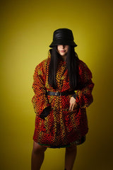 African Jacket In Electric Orange - The Continent Clothing