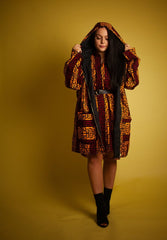 African Jacket In Red & Yellow - The Continent Clothing