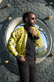 African Jacket In Yellow Ankara Print - Continent Clothing 