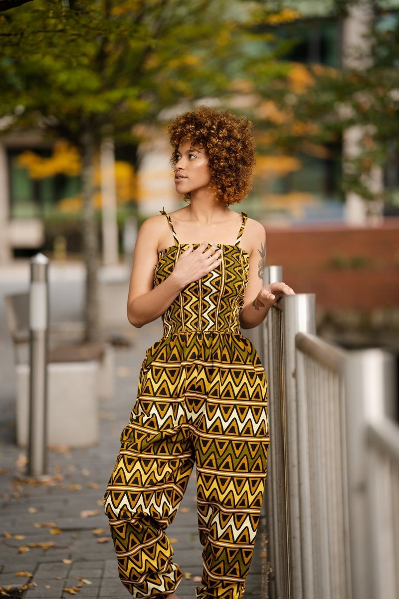 Women Summer Ladies Print Sexy Sleeveless belted Jumpsuit - The Little  Connection