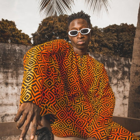 Pantaloni africani in incredibile Kente Stampa