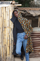 African Parka In Earthy Mud Cloth - The Continent Clothing