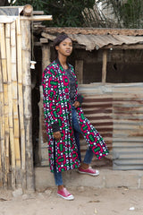 African Summer Coat in Electric Pink - The Continent Clothing