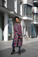 African Summer Coat in Electric Pink - The Continent Clothing