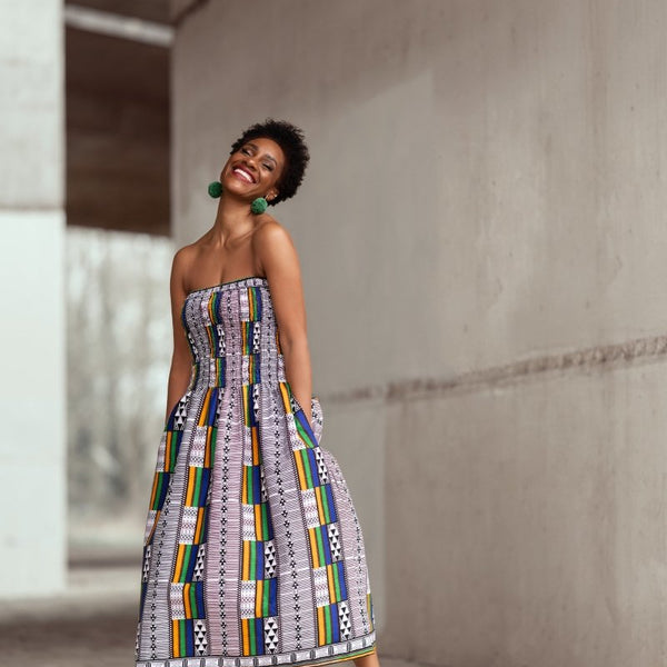 African Clothing African Summer Dresses 2018 Chic African Print Summer Dress  30 Days Of African Outfits