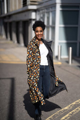 African Summer Parka In Earthy Mud Cloth - The Continent Clothing