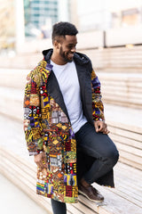 African Summer Parka In Patchwork - The Continent Clothing